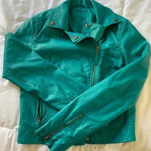 Faux Leather Jacket, Aeropostal Small